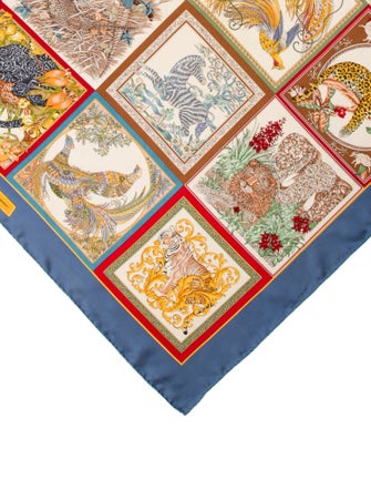 Salvatore Ferragamo Silk Printed Scarf