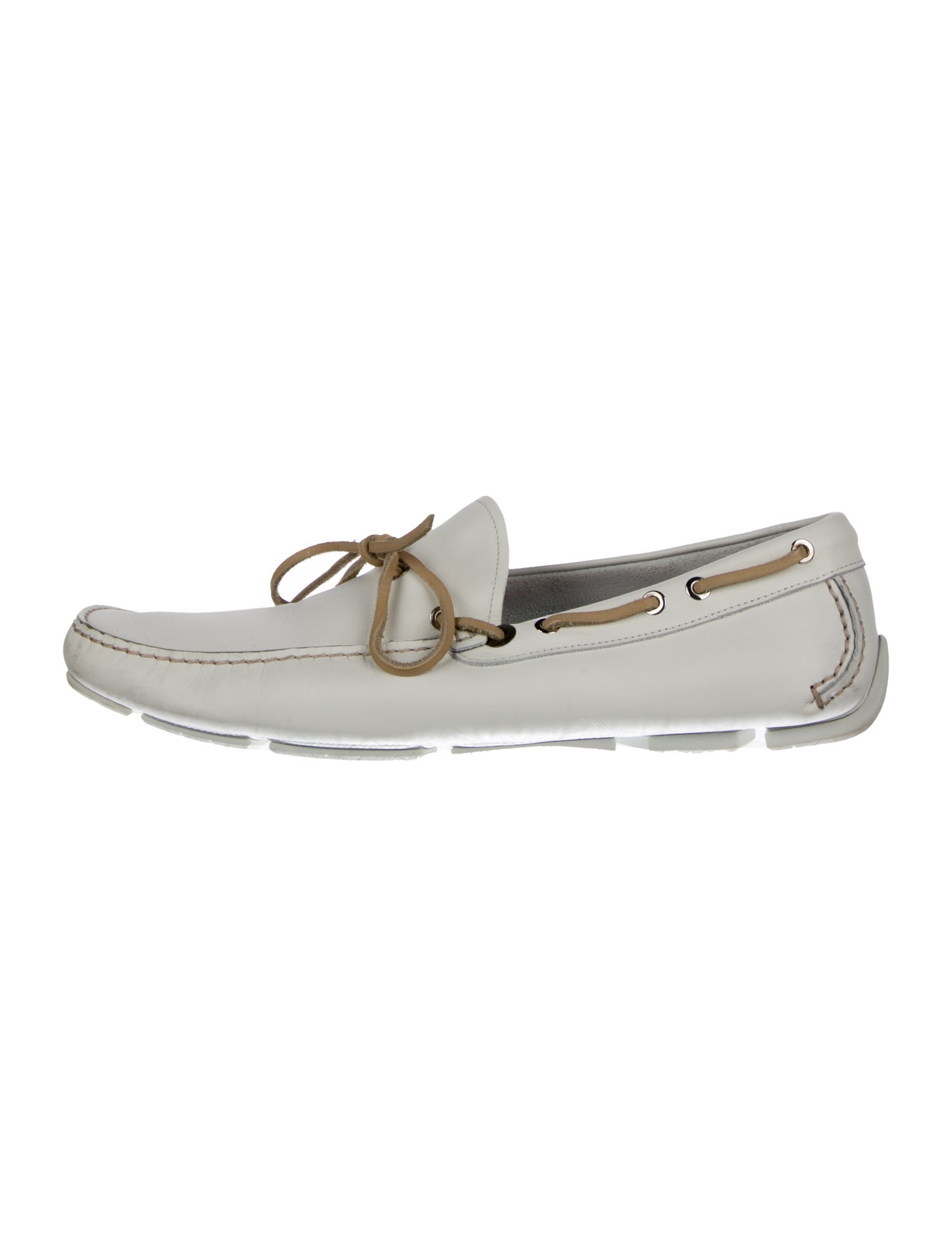 Salvatore Ferragamo Leather Boat Shoes