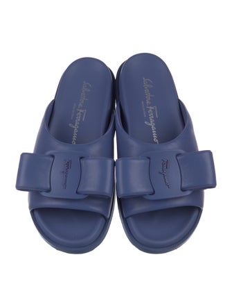 Salvatore Ferragamo Leather Slides