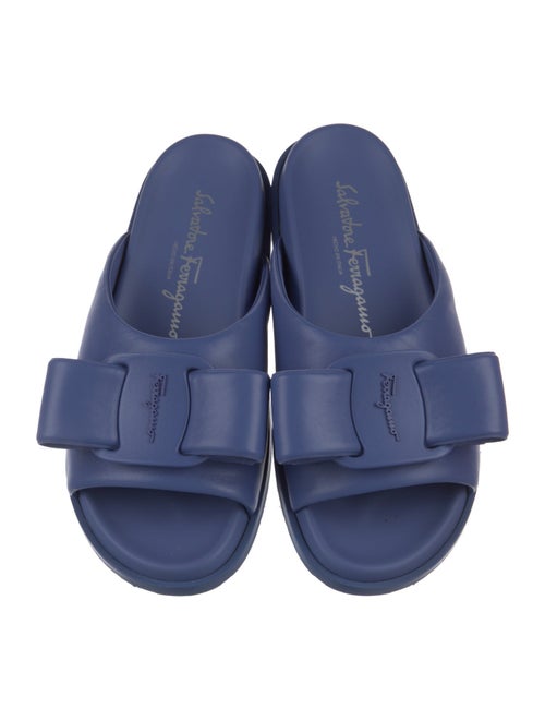 Salvatore Ferragamo Leather Slides