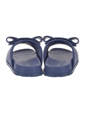 Salvatore Ferragamo Leather Slides