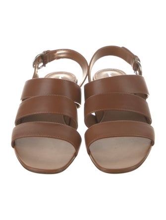 Salvatore Ferragamo Leather Slingback Sandals