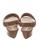 Salvatore Ferragamo Leather Slingback Sandals