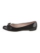 Salvatore Ferragamo Vara Bow Accent Patent Leather Flats