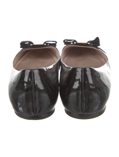 Salvatore Ferragamo Vara Bow Accent Patent Leather Flats