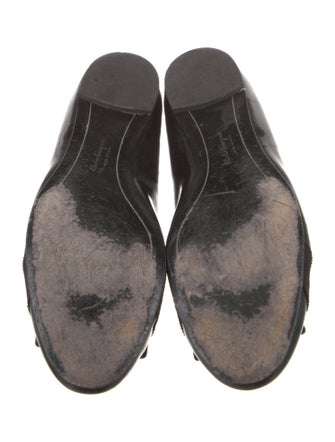 Salvatore Ferragamo Vara Bow Accent Patent Leather Flats