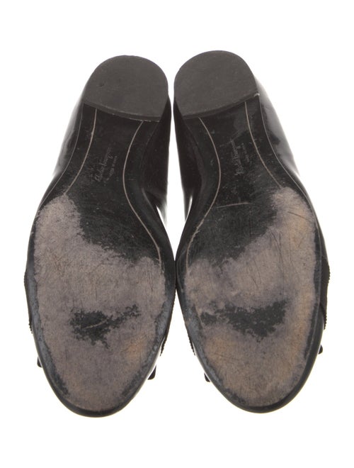 Salvatore Ferragamo Vara Bow Accent Patent Leather Flats