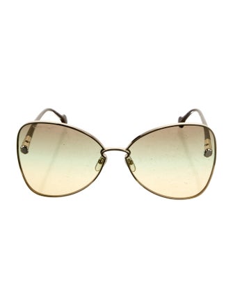 Salvatore Ferragamo Oversize Gradient Sunglasses
