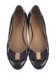 Salvatore Ferragamo Vara Bow Accent Patent Leather Ballet Flats