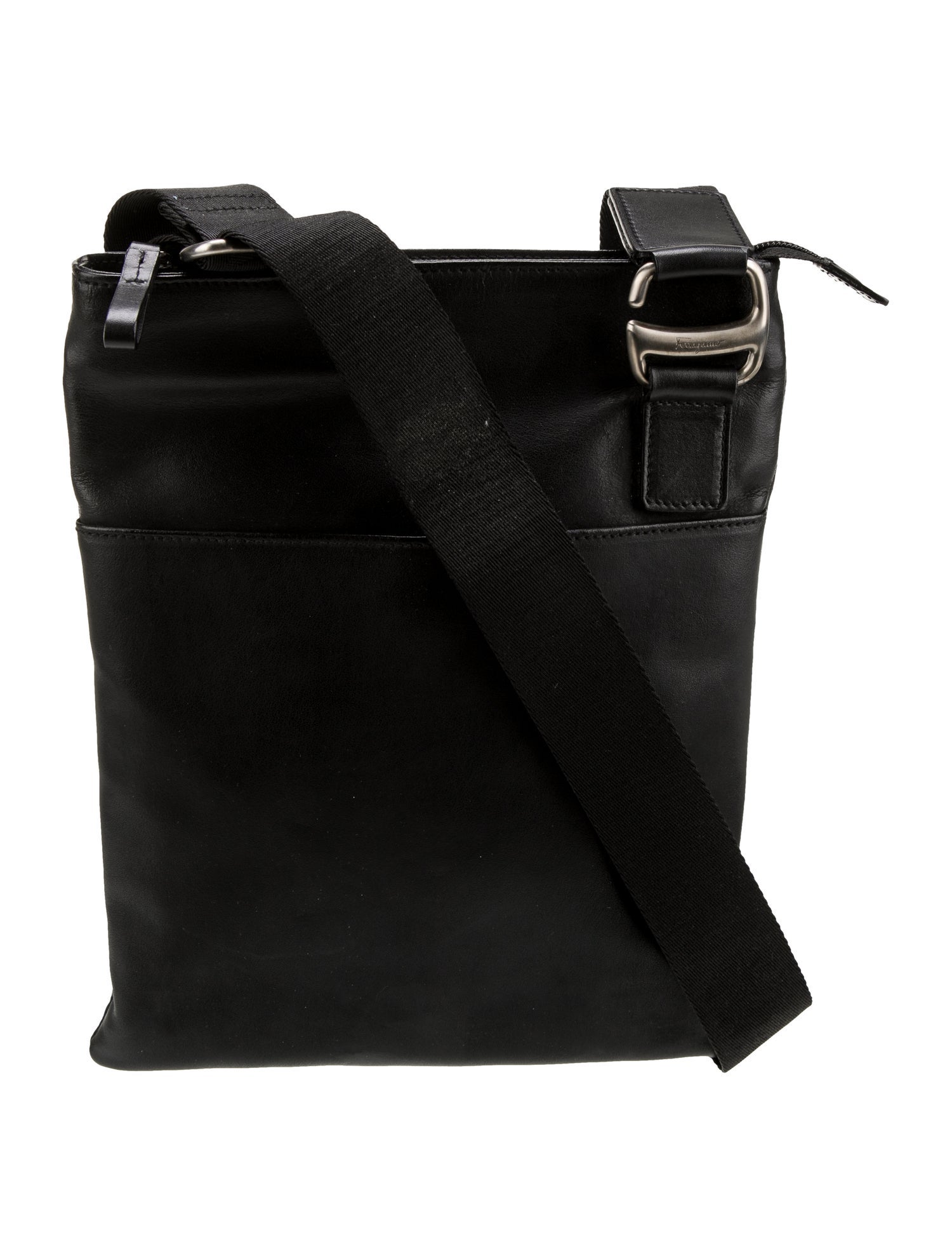 Salvatore Ferragamo Leather Messenger Bag