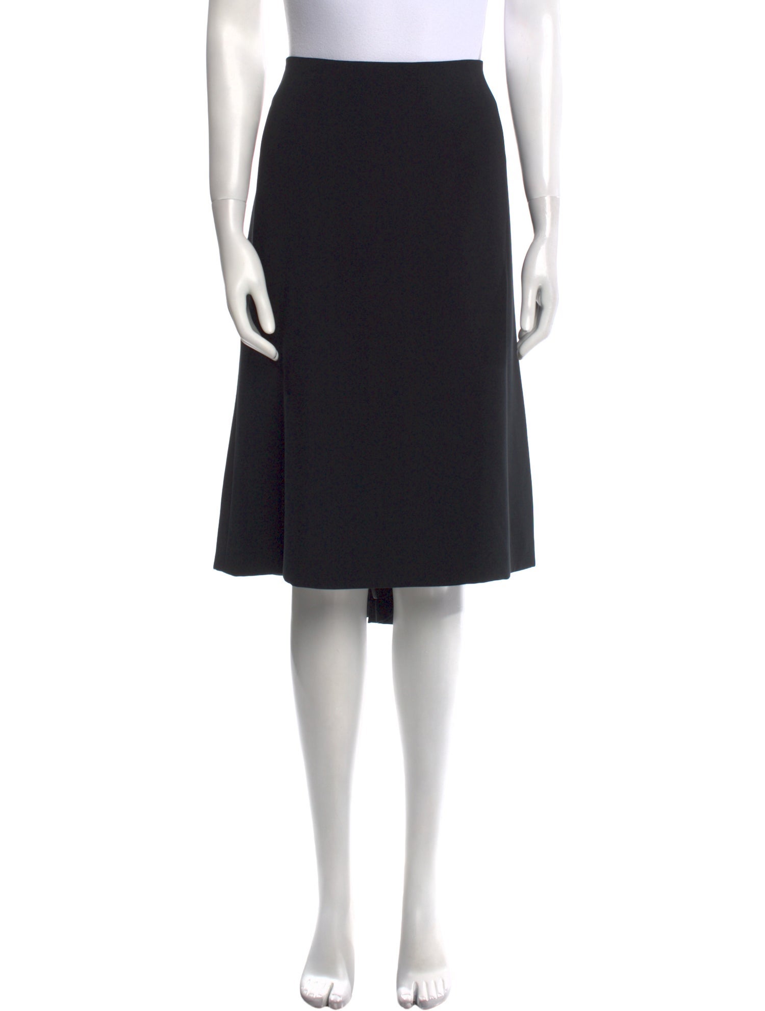 Salvatore Ferragamo Raw-Edge Trim Knee-Length Skirt