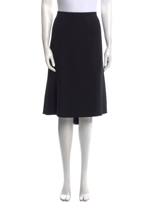 Salvatore Ferragamo Raw-Edge Trim Knee-Length Skirt
