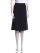Salvatore Ferragamo Raw-Edge Trim Knee-Length Skirt
