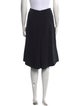 Salvatore Ferragamo Raw-Edge Trim Knee-Length Skirt