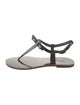 Salvatore Ferragamo Patent Leather T-Strap Sandals