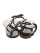 Salvatore Ferragamo Patent Leather T-Strap Sandals