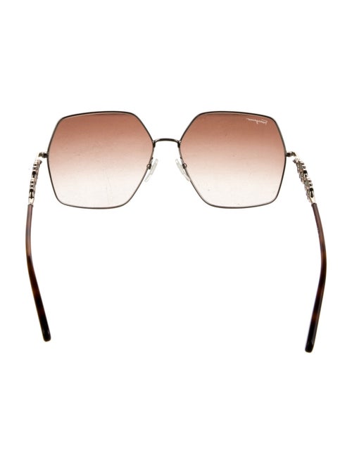 Salvatore Ferragamo Gancini Logo Oversize Sunglasses