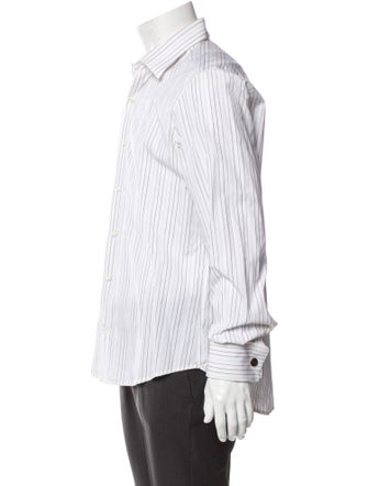 Salvatore Ferragamo Striped Long Sleeve Shirt