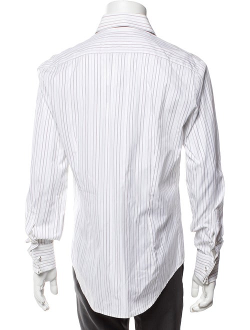 Salvatore Ferragamo Striped Long Sleeve Shirt
