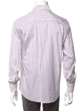 Salvatore Ferragamo Striped Long Sleeve Shirt