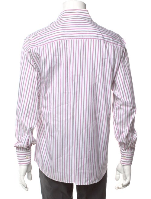 Salvatore Ferragamo Striped Long Sleeve Shirt