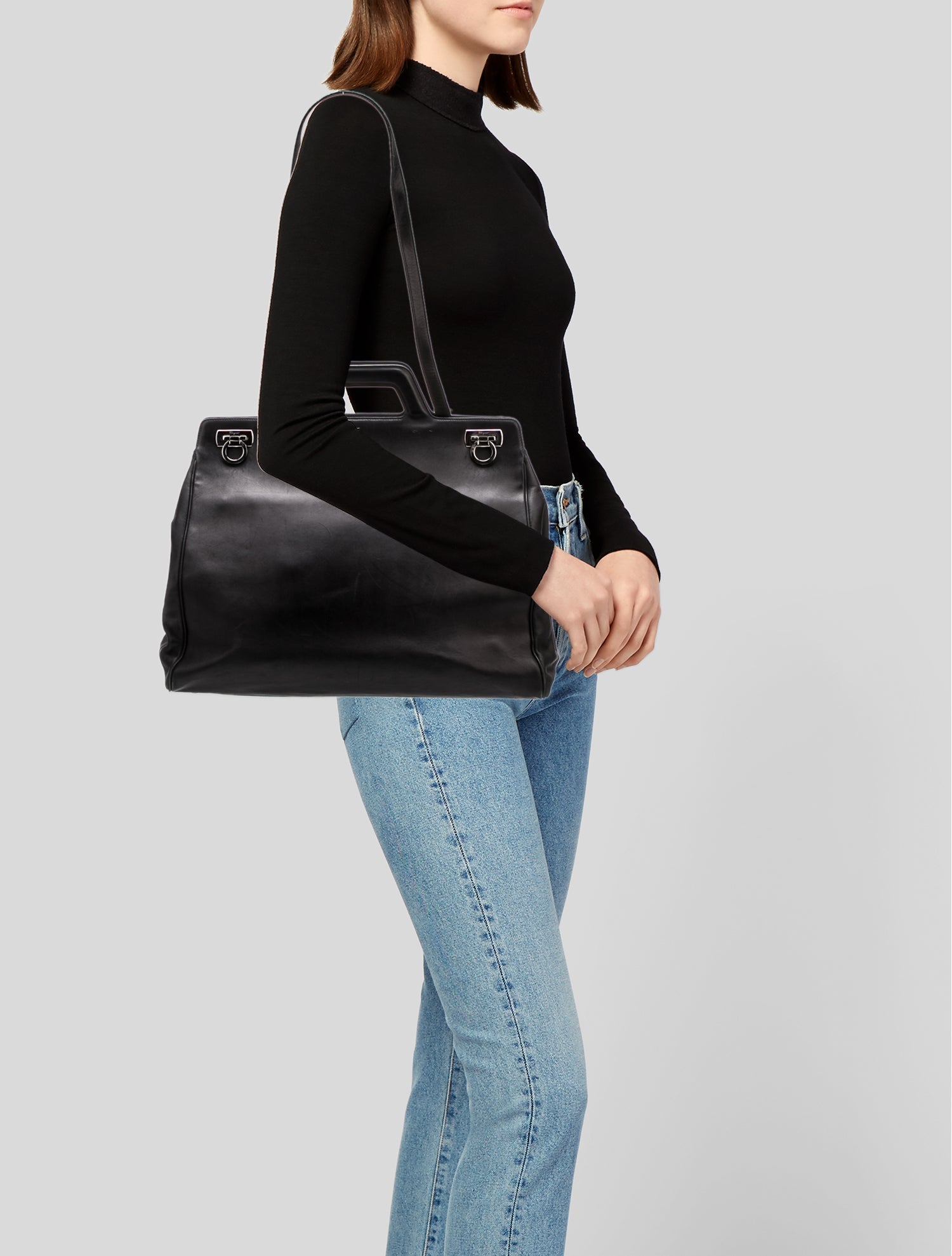 Salvatore Ferragamo Leather Crossbody Bag