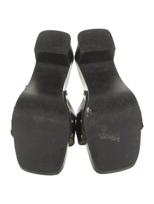 Salvatore Ferragamo Leather Slides