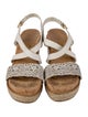 Salvatore Ferragamo Leather Animal Print Espadrilles