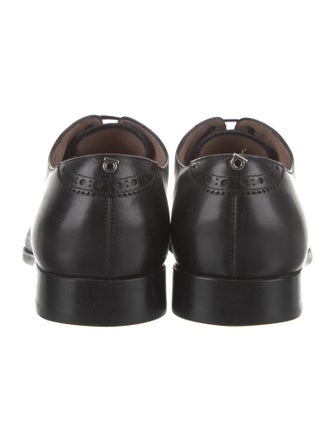 Salvatore Ferragamo Leather Monk Straps