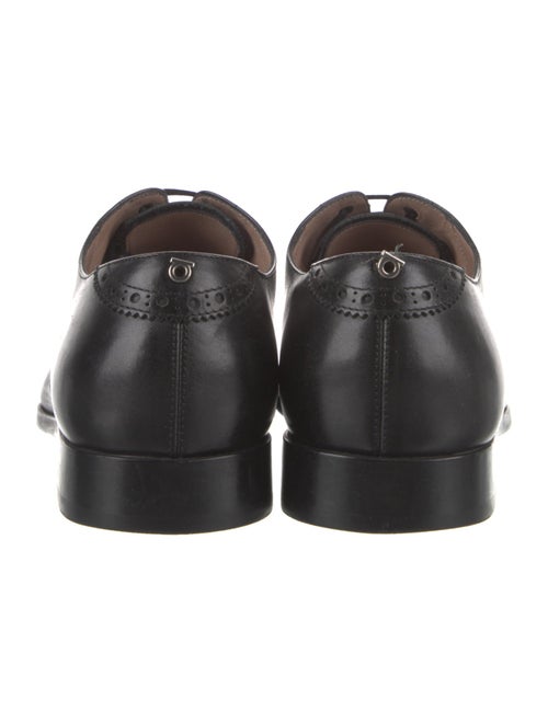 Salvatore Ferragamo Leather Monk Straps