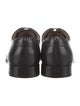 Salvatore Ferragamo Leather Monk Straps