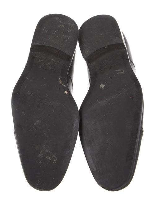 Salvatore Ferragamo Leather Monk Straps