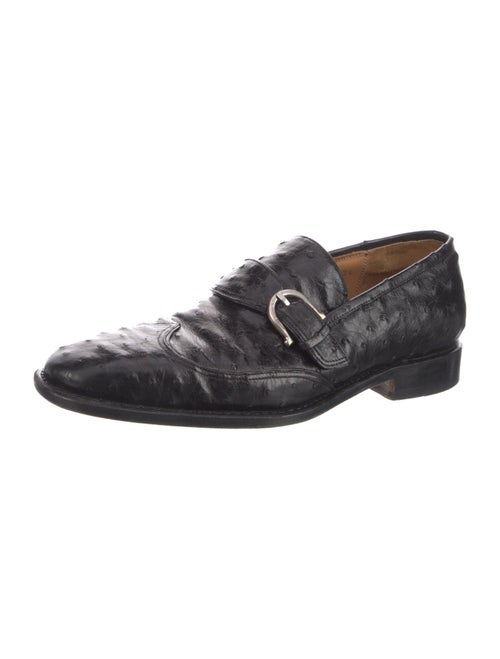 Salvatore Ferragamo Gancini Logo Leather Dress Loafers