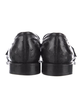 Salvatore Ferragamo Gancini Logo Leather Dress Loafers