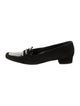 Salvatore Ferragamo Suede Tassel Accents Loafers
