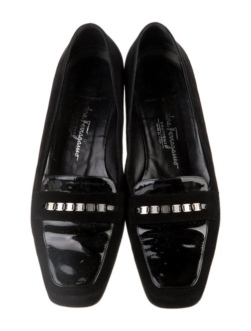 Salvatore Ferragamo Suede Tassel Accents Loafers