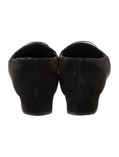 Salvatore Ferragamo Suede Tassel Accents Loafers