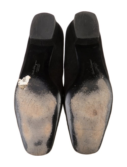 Salvatore Ferragamo Suede Tassel Accents Loafers