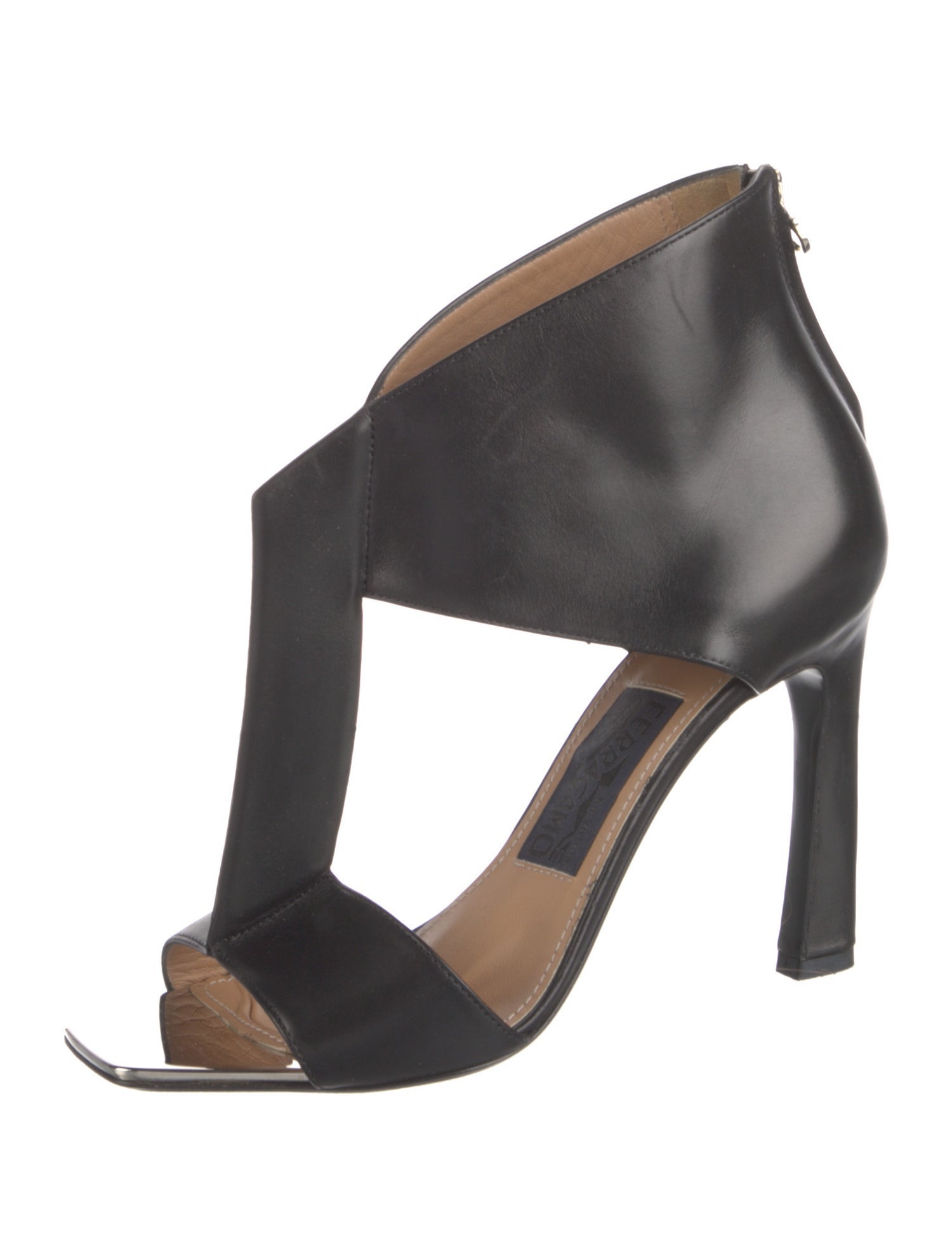 Salvatore Ferragamo Leather T-Strap Sandals