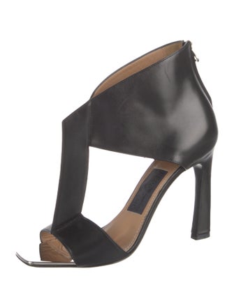 Salvatore Ferragamo Leather T-Strap Sandals