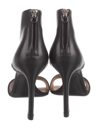 Salvatore Ferragamo Leather T-Strap Sandals