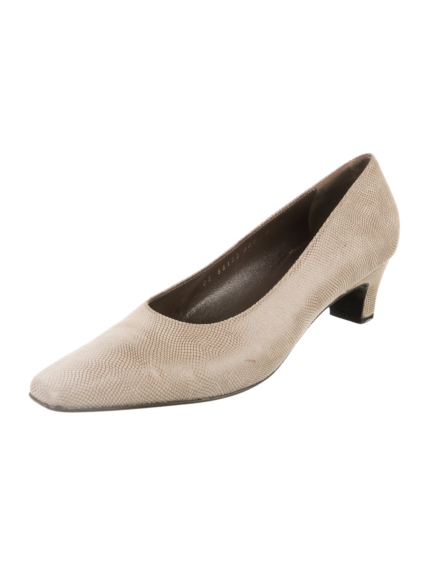 Salvatore Ferragamo Leather Printed Pumps