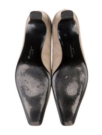 Salvatore Ferragamo Leather Printed Pumps