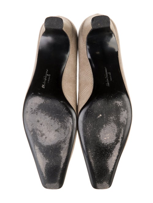 Salvatore Ferragamo Leather Printed Pumps
