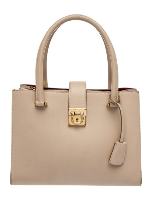 Salvatore Ferragamo Leather Top Handle Bag