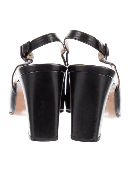 Salvatore Ferragamo Leather Slingback Pumps