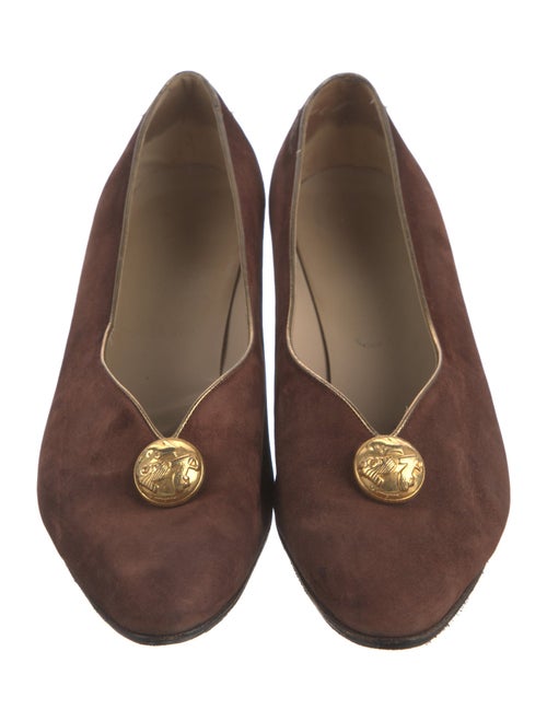 Salvatore Ferragamo Vara Bow Accent Suede Pumps