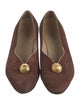 Salvatore Ferragamo Vara Bow Accent Suede Pumps