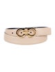 Salvatore Ferragamo Skinny Leather Belt