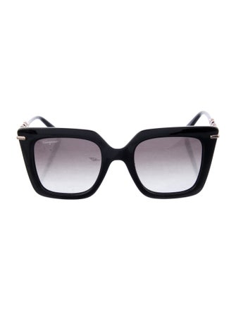 Salvatore Ferragamo Square Gradient Sunglasses